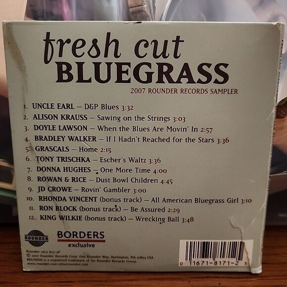 Fresh Cut Bluegrass - 2007 Rounder Records Sampler Borders Exclusive Music CD - Picture 5 of 5